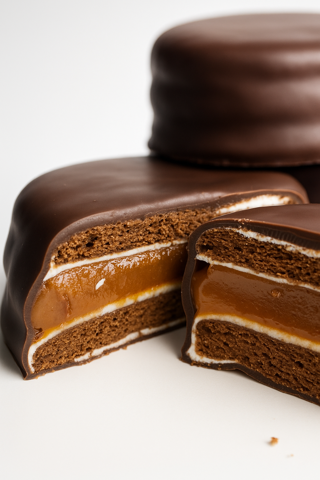 Alfajor Black & White (Duplo banhado) 60g caixa x 12 unidades