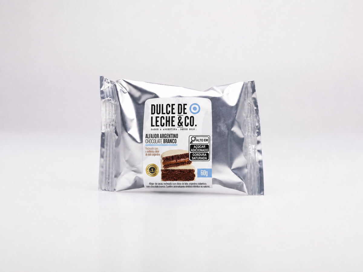 Alfajor de Chocolate Branco 60g (unitário)