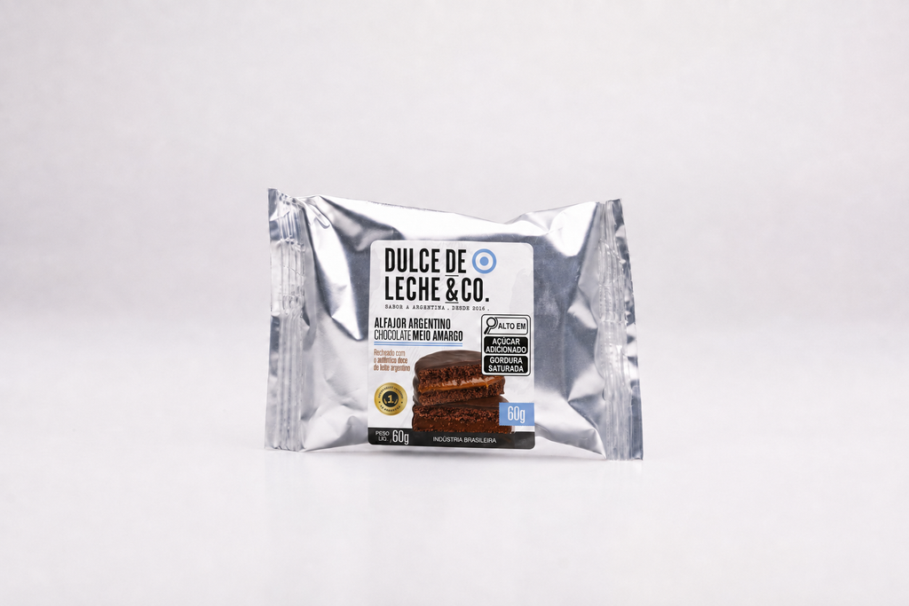 Alfajor de Chocolate Meio Amargo 60g (unitário)